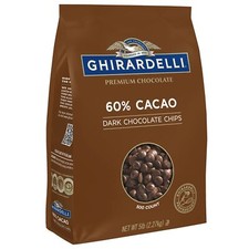 Ghirardelli Baking Chocolate 5 lb Premium Chocolate Chips for Desserts and Ba...