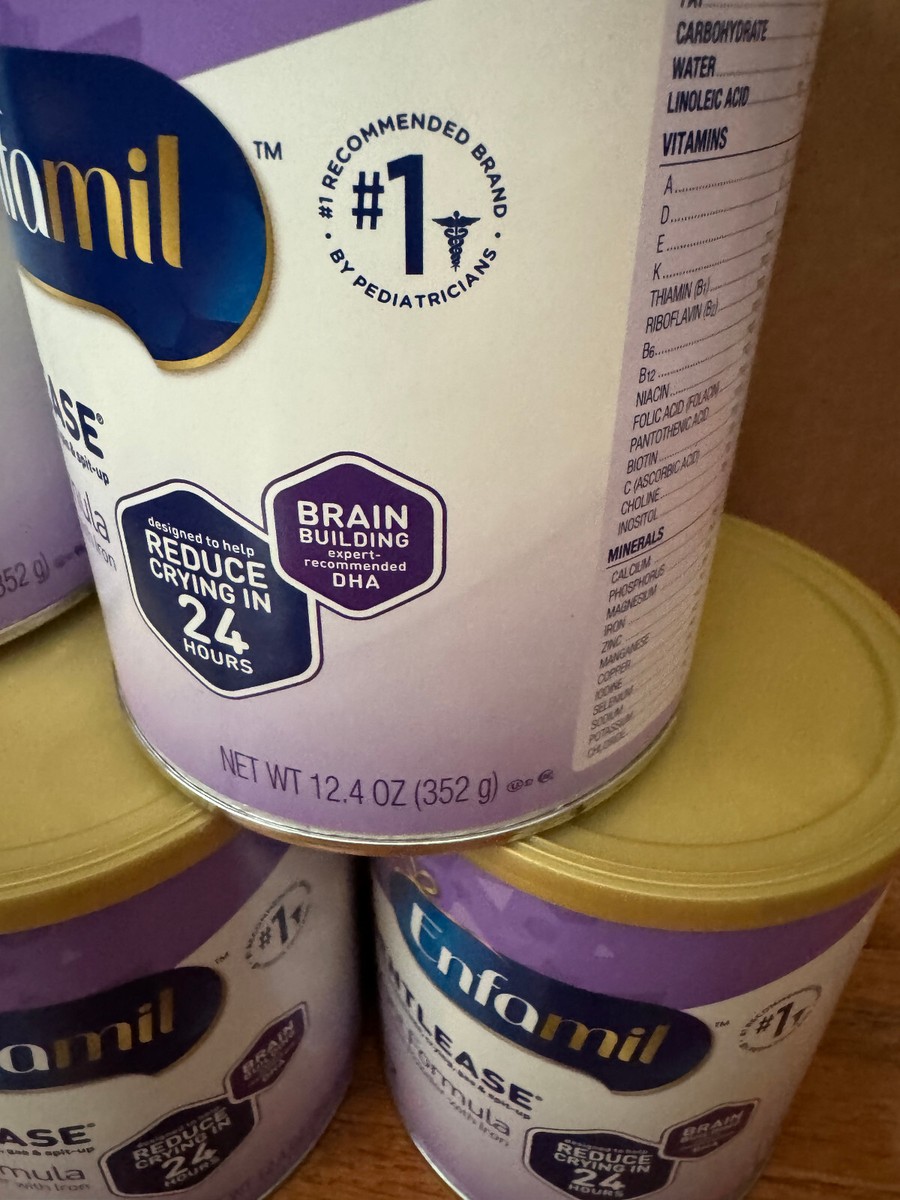 5 Enfamil GENTLEASE 12.4oz Milk-Based Formula with Iron