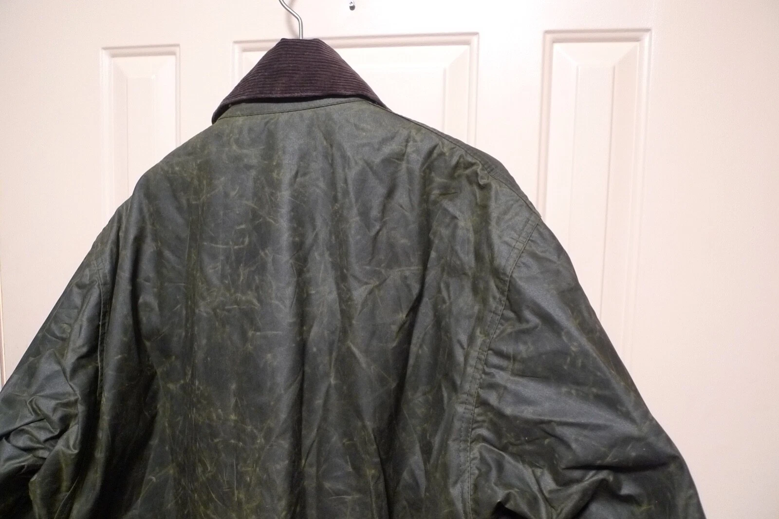 BARBOUR- A200 BORDER WAX COTTON JACKET - SAGE - MADE @ UK - EXCELLENT - 48 image 20