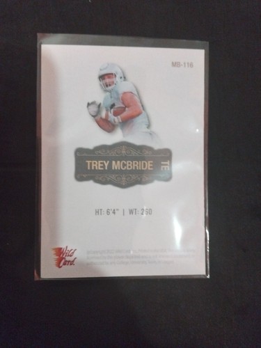 Trey Mcbride 2022 Wildcard matt RC #MB-116 Kardinäle - Bild 4 von 4