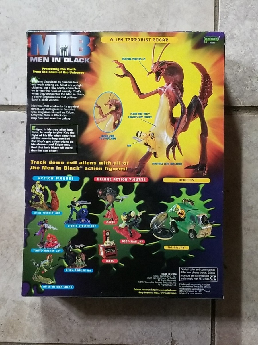 MIB エイリアンテロリスト エドガー フィギュア Men In Black 1997 MIB Alien Terrorist EDGAR Action Figure