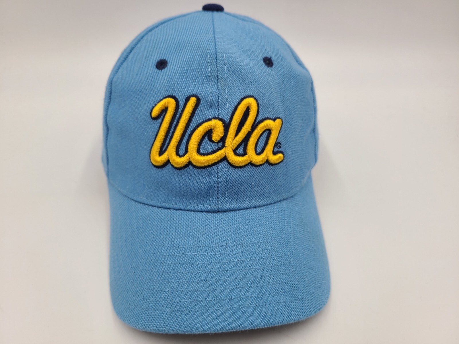 UCLA Bruins Zephyr Fitted 7 1/2 Cap for Dad Men Women in Blue Yellow