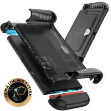 i-Blason Anti-Fingerprint Clear Case for NintendoSwitch 2 Dockable TPU GripCover