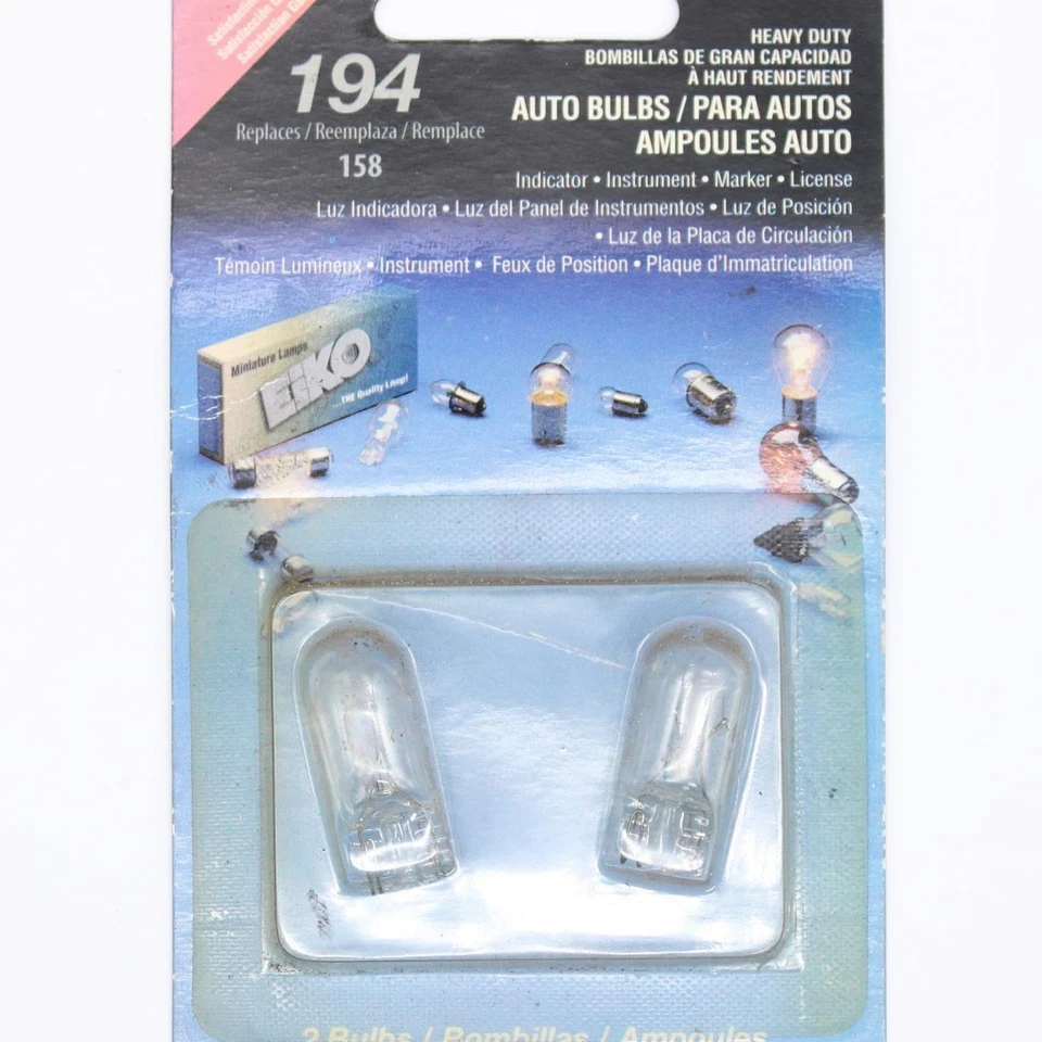 Número de pieza de bombilla Eiko 12v - 194-BP Foto 2 de 2