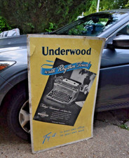 1947 UNDERWOOD TYPEWRITER WITH RHYTHM TOUCH HUGE 28