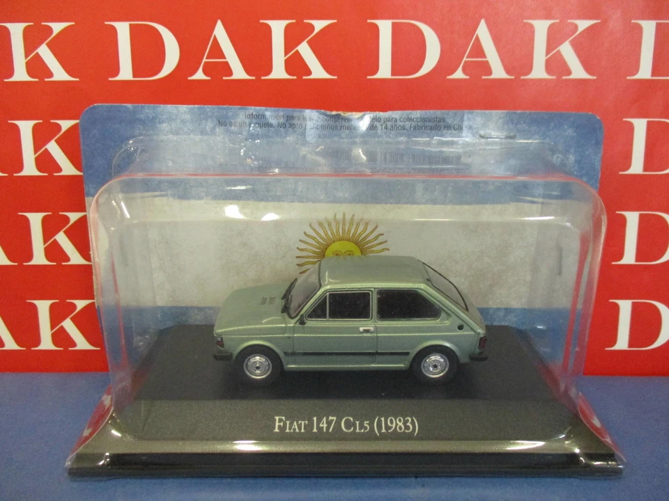 Die cast 1/43 Modellino Auto Fiat 147 CL5 1983 (Fiat 127) - Immagine 4 di 4