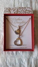 Mother Daughter Necklace Set