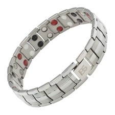 Stunning Magnetic Bracelet 4 Elements Arthritis Pain Relief Energy Power Men New