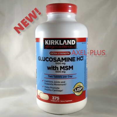 750ct Kirkland Signature Extra Strength Glucosamine HCI 1500mg
