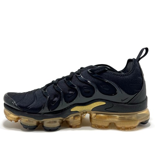 Nike Air Vapormax Plus Black/Metallic Gold CW7299-001 Men's Size 8 | eBay