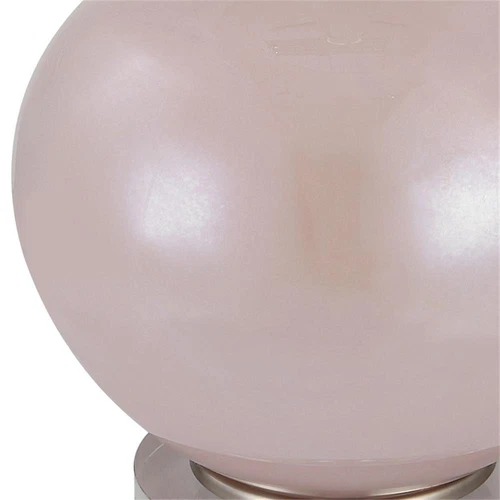 Uttermost Rosa Transitional Glass Fabric and Iron Table Lamp in Pink - Picture 6 of 7