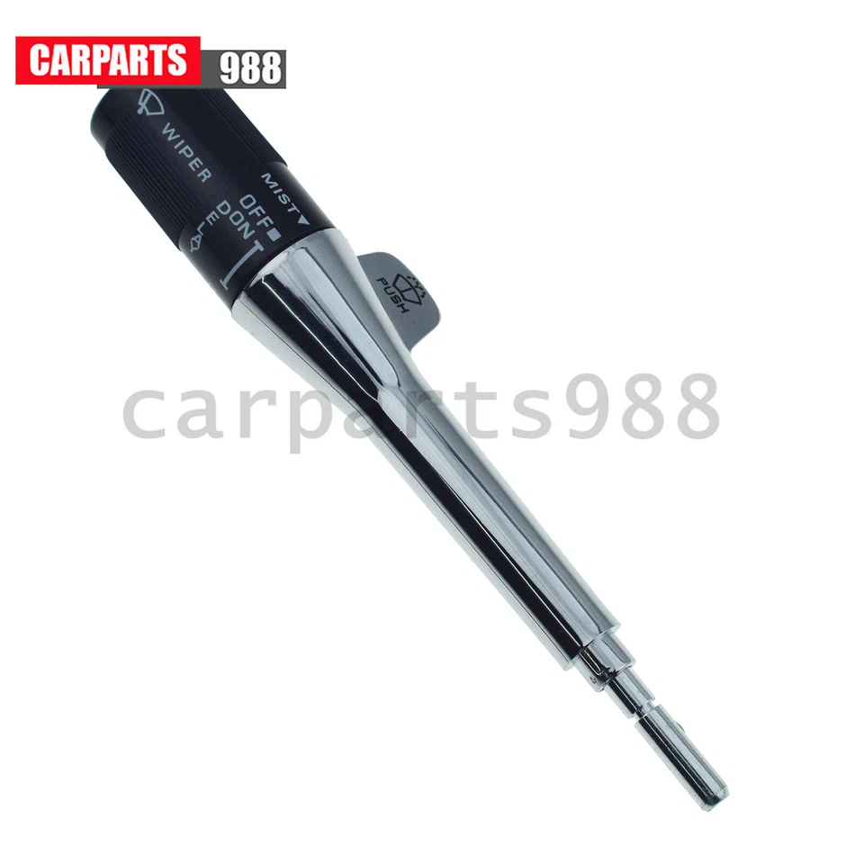 Interruptor de palanca de limpiaparabrisas de retardo de señal de giro cromado para Chevrolet Buick GMC Olds Pontiac Foto 2 de 4