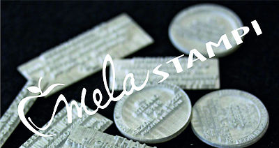 Timbro Autoinchiostrante Personalizzato 47x18 Mm + Gommina In - Foto 11