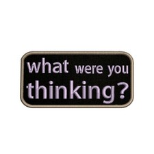 Funny Sayings Inspiring Costume Cosplay Embroidered Patch Iron-On/Sew-On DIY