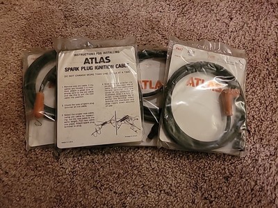 ATLAS  IC-13   SPARK PLUG IGNITION CABLE SET 656613 TYPE 78' RIGHT ANGLE(18DB4
