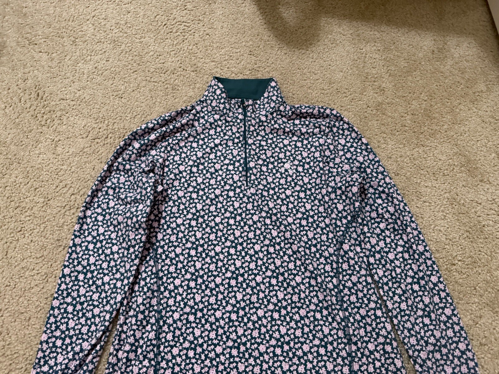 Rhoback Women’s Performance Quarter Zip Large Flo… - image 3