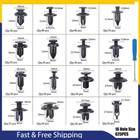 625Pcs Car Body Clips for Fender Hole Plastic Rivets Retainer Push Pin Fastener (For: Hummer)