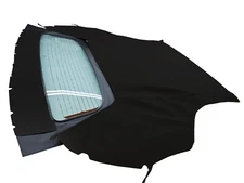 Fits: Ford Thunderbird 2000-05 Soft Top W/ Heated Glass Haartz Black German