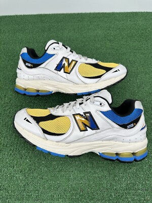 New Balance 2002R Vibrant Apricot Size 10 2002RGW White Blue