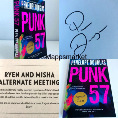 SIGNED Punk 57 by Penelope Douglas 1st/1st (2023, Trade Paperback