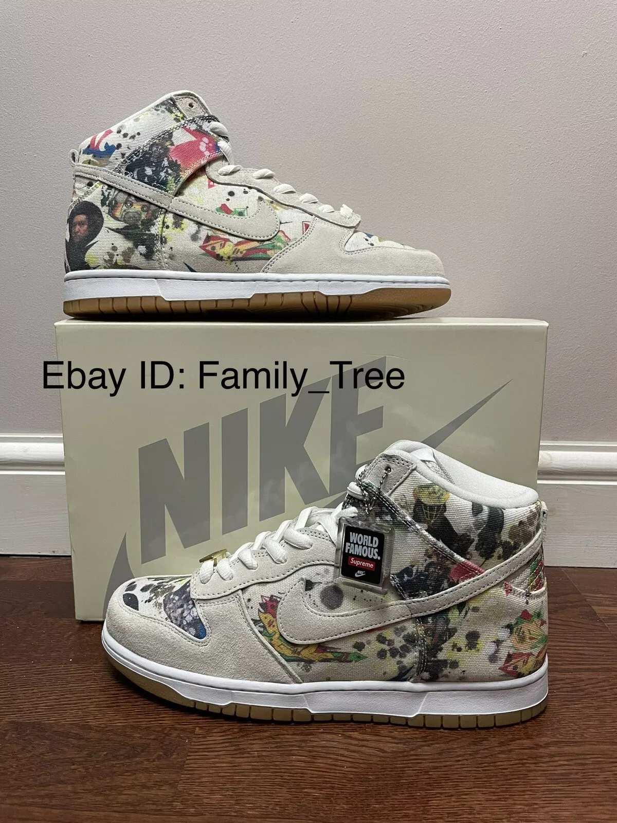 Nike SB Dunk High x Supreme x Rammellzee   UK 10,5   Neuf   Rapide ?