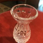 VTG Waterford Clear Cut Crystal Posy Bud Vase 4" SIGNED