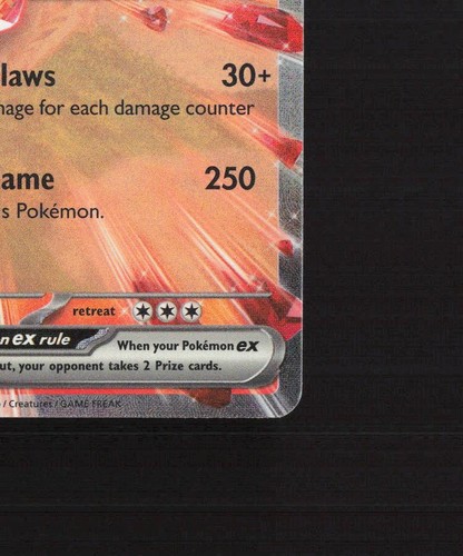 Arcanine ex 032/198 Scarlet & Violet Ultra Rare Holo Pokemon Card LP - Picture 6 of 10