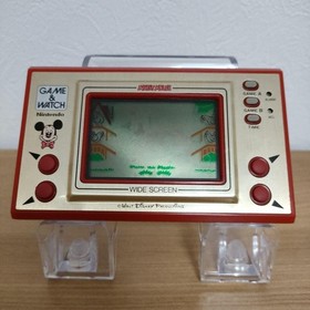 Nintendo Game and Watch Mickey Mouse Egg Handheld Wide Screen MC-25 1981 Retro