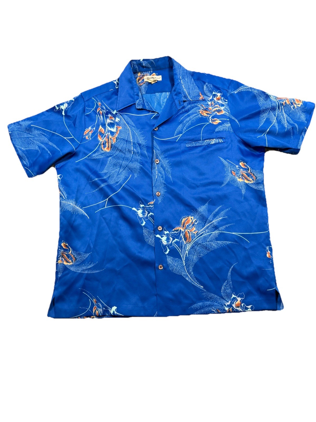 Vintage 70s Tori Richard Hawaiian Aloha Shirt 1970s Hawaii Floral Size Large