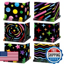 Affrolling 24 Pcs Privacy Folders for Students, Test Dividers, Chalkboard