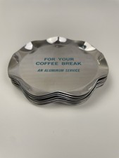 Vintage Kaiser Aluminum US Steel Promotional Coffee Coasters Set of 7