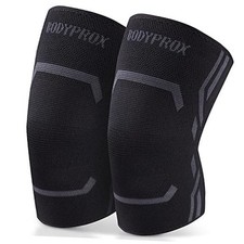 Knee Compression Sleeve for Men and Women 2 Pack , Knee Support Brace Large
