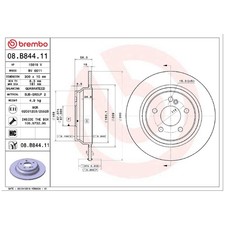 2x Bremsscheibe hinten für Mercedes SL R230 | 26225290