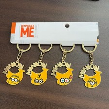 Minions Charm Set of 4 Brand New, Collectible, Fun Accessories,