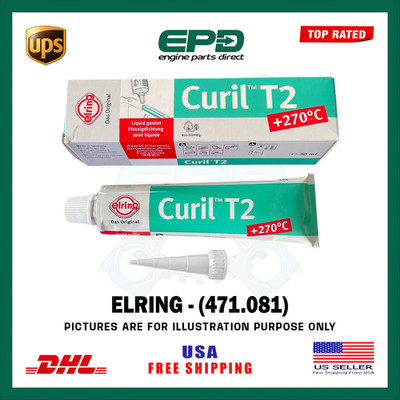 ELRING Sealing Substance 471.081 Curil Elastic Universal Sealant Silicone 70ml