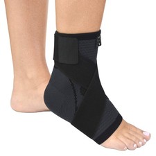 Ankle Compression Sleeve - Breathable Foot Brace for Achilles Tendonitis, Spr...