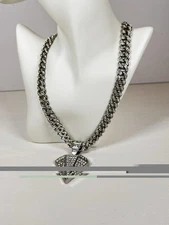 Men’s Cuban  Style 20” Chain With Detachable Slide Pendant