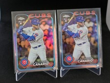 Alexander Canario RC 2024 Topps Chrome Pink Refractor & Base #174 LOT