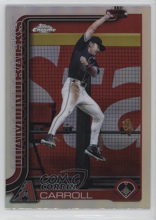 2025 Topps Chrome Image Variation SP Image Variation Corbin Carroll #268 g7s