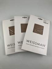  Lot Of 3 Weissman Dance Convertible Tights W900C Suntan LC - Large Child