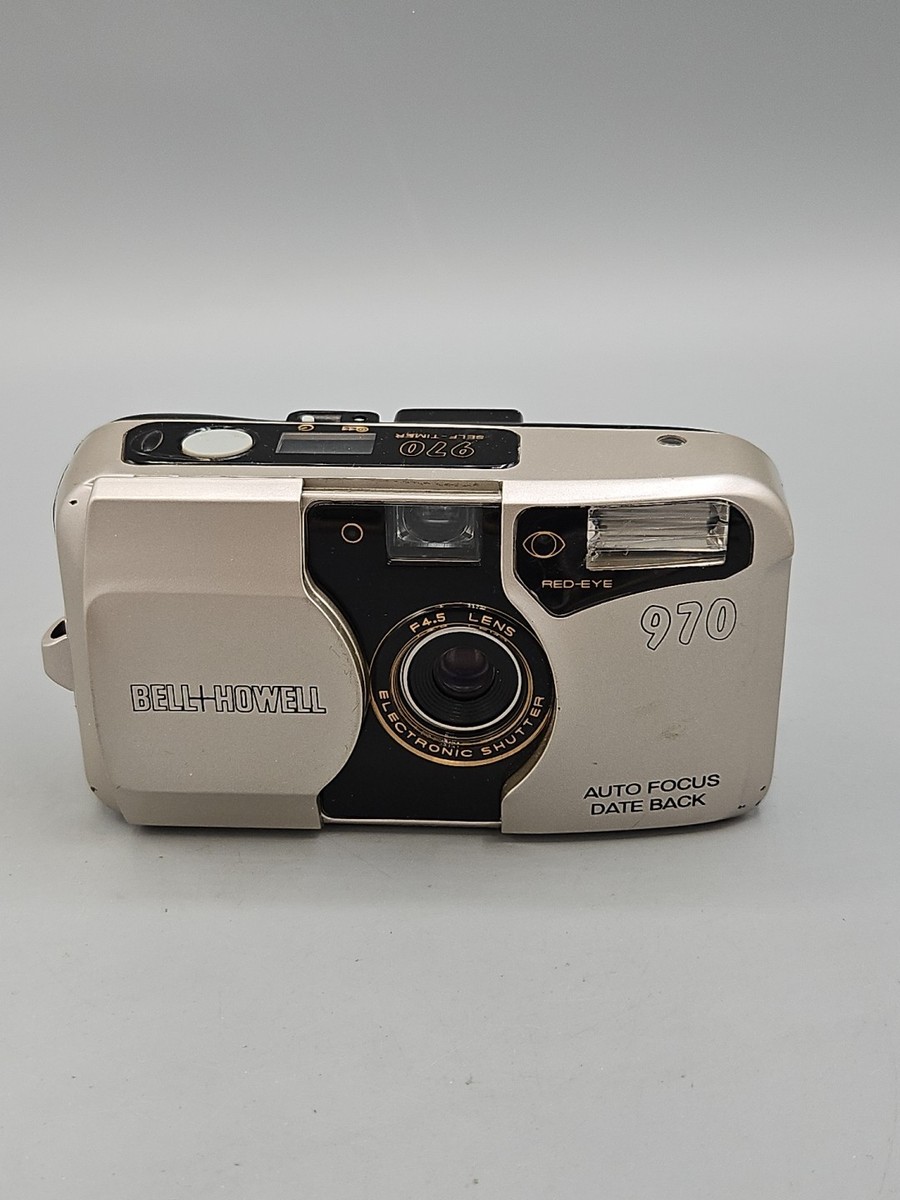 BELL + HOWELL 970 Auto Focus Date Back Red-Eye Point and Shoot