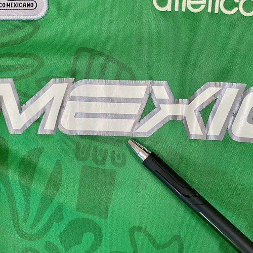 Atletica Mexico Futbol Jersey Mens L Green 2004 Olympics Games Athens Soccer Tee - Picture 4 of 11