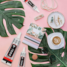 Jewelry Glue for Metal and Stone: 2PCS 10ML 0.3Fl.Oz Bead Adhesive for Making...