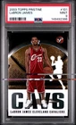 2003-04 Topps Pristine #101 LEBRON JAMES ROOKIE CARD RC PSA 9 MINT Cavaliers
