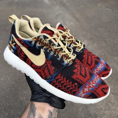 Rare 2013 Nike Roshe Nike ID x Pendleton Aztec Pattern 641839-992 Size 9 Mens