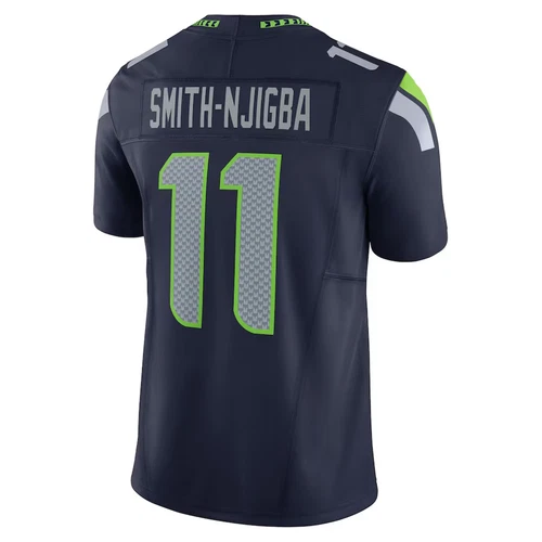 Seahawks Men's #11 Jaxon Smith-Njigba 50th /Super Bowl LX Patch Game Jersey