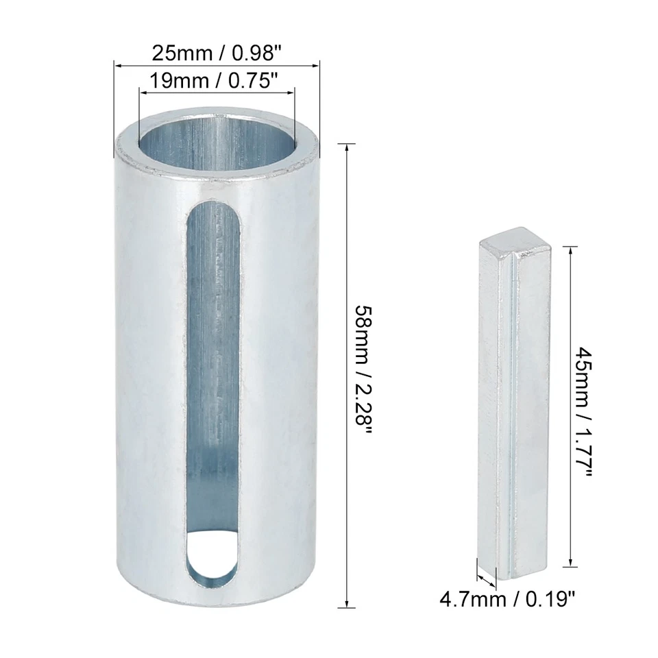 Motorwellen Hülsenadapter Schrittschlüssel Kit 3/4 "bis 1" Ersatz - Bild 2 von 4