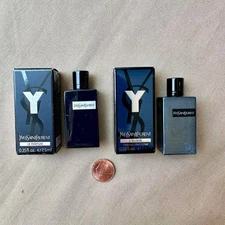 YSL Yves Saint Laurent Y Le Parfum/L’Elixir  mini travel splash 0.25oz / 7.5ml