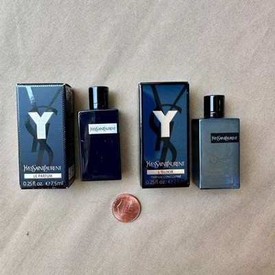 YSL Yves Saint Laurent Y Le Parfum/L Elixir  mini travel splash 0.25oz / 7.5ml