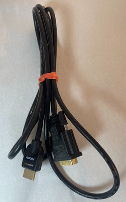 Amazon Basics HDMI to DVI (Male) Adapter Cable, Bi-Directional 1080P, 6 ft/1.8 m